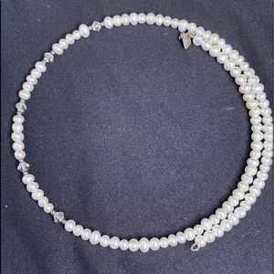 SILPADA Freshwater Pearls & Sterling Silver Choker Necklace